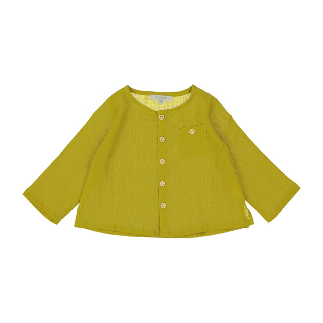 Achille Shirt, Mustard - Shirts - 1