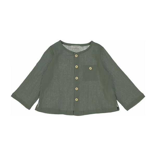 Achille Shirt, Blue Grey