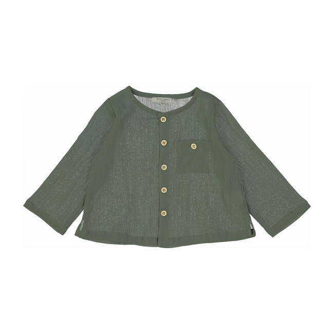 Achille Shirt, Blue Grey - Shirts - 1