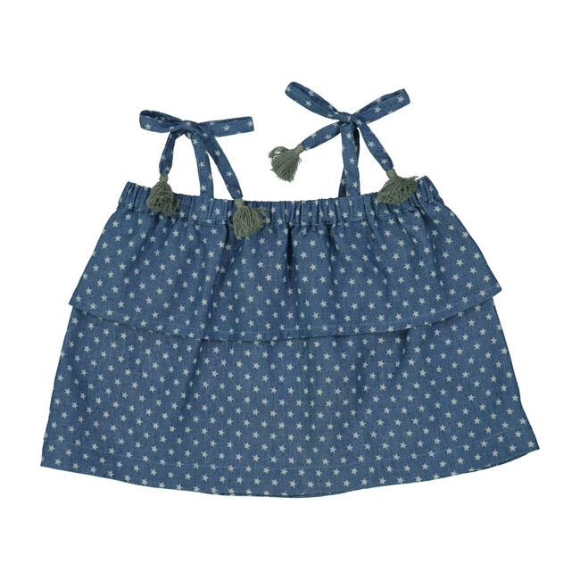 Amelie Top, Denim Stars - Blouses - 1