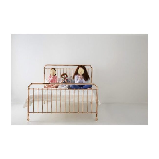 Rose Gold Eden Bed, Queen - Beds - 2