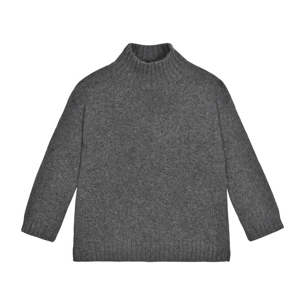 Tess Turtleneck, Grey - Soeur Tops | Maisonette