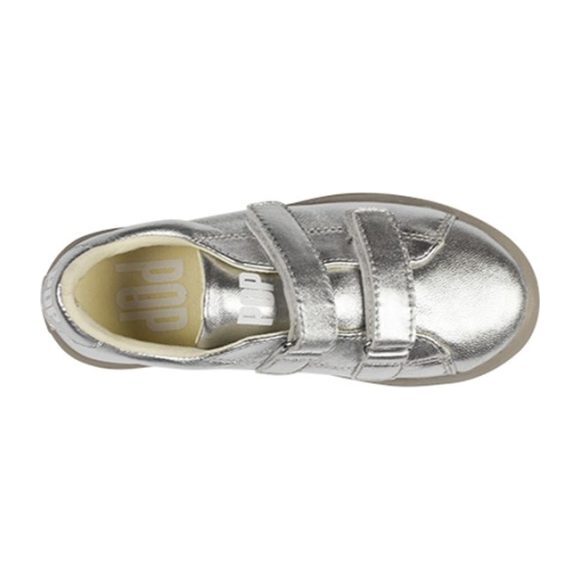 St. Laurent Velcro Sneaker, Silver - Sneakers - 3