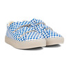 St. Laurent Velcro Sneaker, Blue Gingham - Sneakers - 2