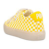 St. Laurent Velcro Sneaker, Yellow Gingham - Sneakers - 4