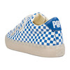 St. Laurent Velcro Sneaker, Blue Gingham - Sneakers - 4