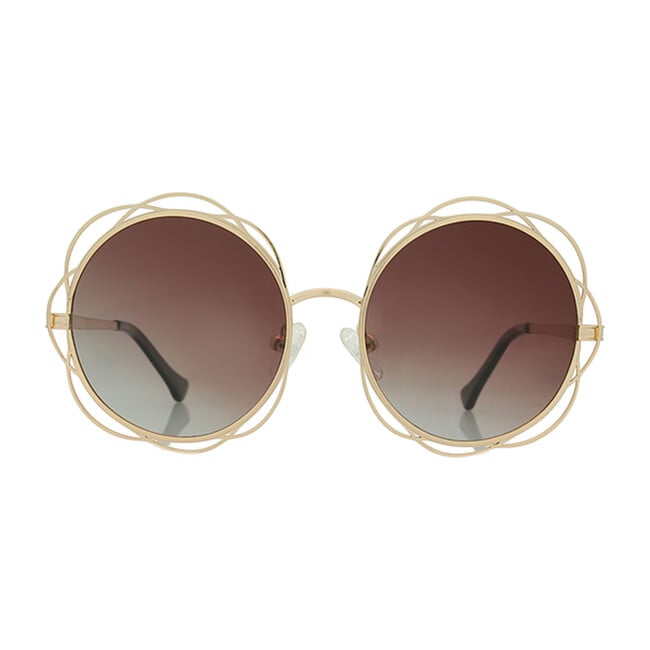 Sienna, Brushed Gold - Sunglasses - 1