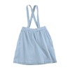 Denim Suspender Skirt, Blue - Skirts - 1 - thumbnail