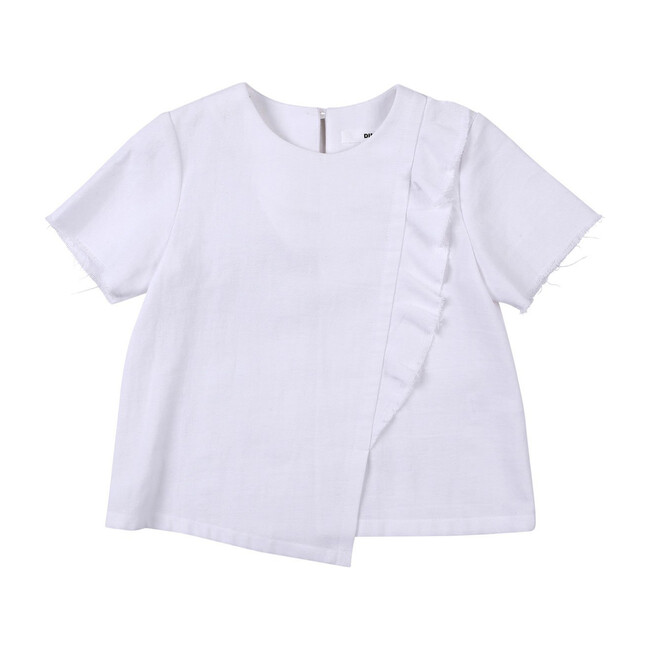 Talia Top, White - Blouses - 1