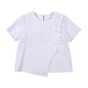 Talia Top, White - Blouses - 1 - thumbnail