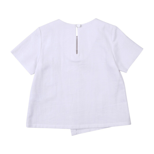 Talia Top, White - Blouses - 2