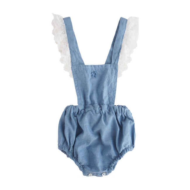 Romper, Blue - Rompers - 1
