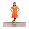 Serena Hugs & Kisses Tassel Dress, Orange