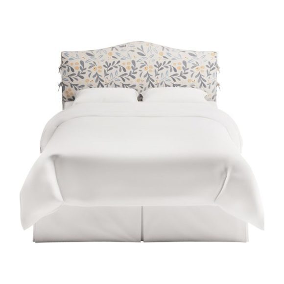 Slipcover Headboard with Ties, Budding Floral - Beds - 1