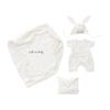 Baby Swaddle Set, White - Onesies - 1 - thumbnail