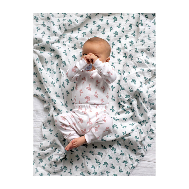 Mini Radish Pajama Set, Mauve - Pajamas - 3