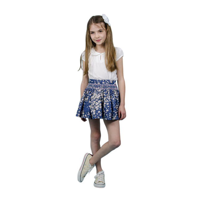 Mila Skirt, Blue - Skirts - 2