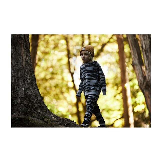 Tiger Camo Sweatpants, Washed Black - Sweatpants - 2
