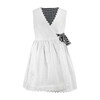 Tessa Wrap Dress, Black Gingham - Dresses - 2