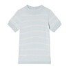 Hugo Striped Sweater, Baby Blue - Sweaters - 1 - thumbnail
