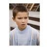 Hugo Striped Sweater, Baby Blue - Sweaters - 2