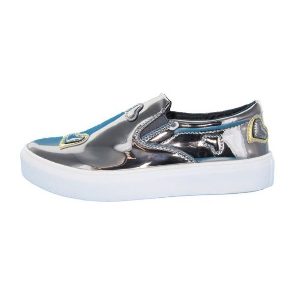 Hoova's Heart Sneaker, Pewter - Sneakers - 1