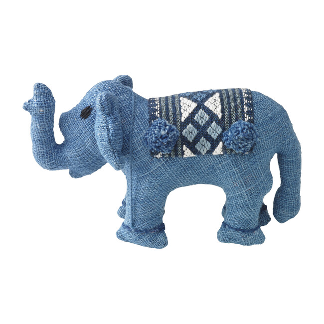 Baby Stuffed Elephant, Blue