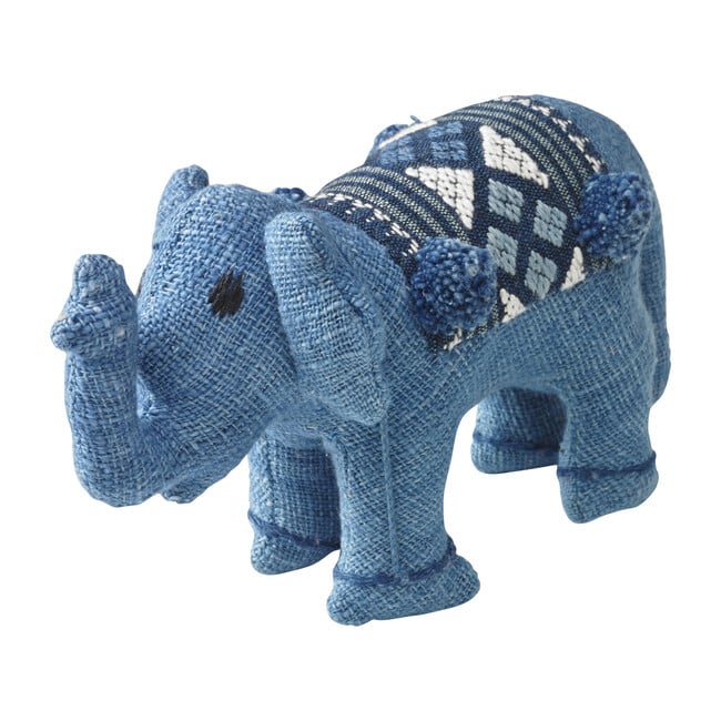 Baby Stuffed Elephant, Blue