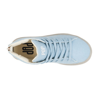 Fairmount High Top Sneaker, Pale Blue - Sneakers - 3