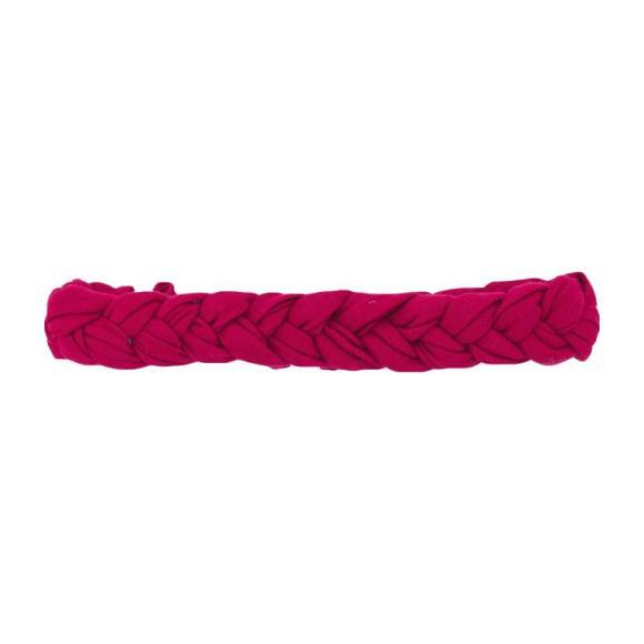 Braided Turban Headband, Pink - Hair Accessories - 1