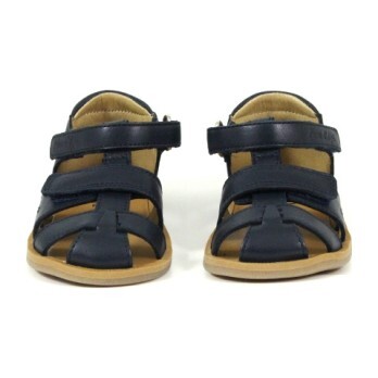 Poppy Strap Sandals, Navy - Sandals - 2