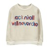 Bob "Rock n'Roll" Sweatshirt, Ecru - Sweatshirts - 1 - thumbnail