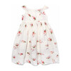 Floral Cluster Dress, Pink - Dresses - 1 - thumbnail