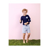 Boys Rash Guard, Graphic Blue - Rash Guards - 2