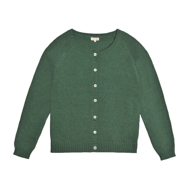 Ashley Cardigan, Green - Sweaters - 1