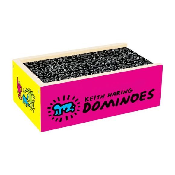 keith haring wooden blocks