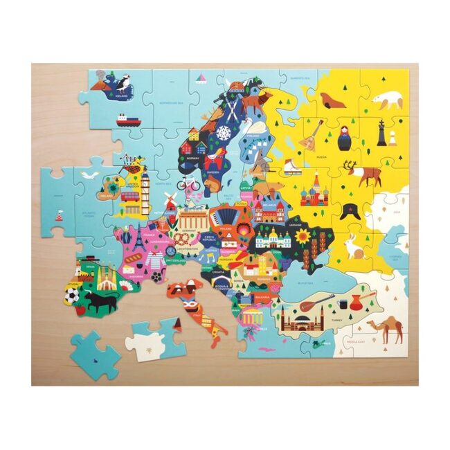 Map of Europe Geography Puzzle - Puzzles - 4