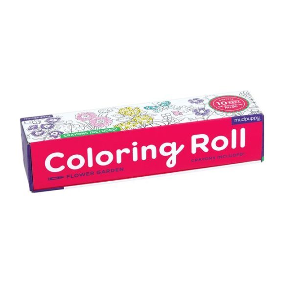 Flower Garden Coloring Roll - Arts & Crafts - 1