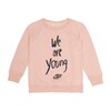 "We Are Young" Sweatshirt, Pink - Sweatshirts - 1 - thumbnail