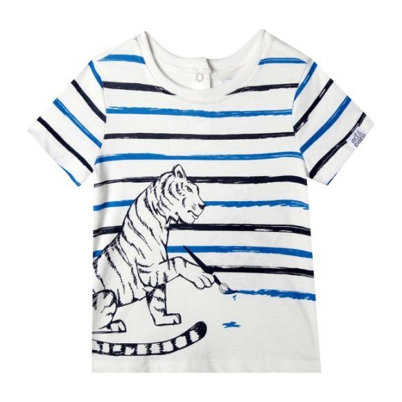 Mini Caleb T-Shirt, Egret - art & eden Tops | Maisonette