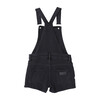 Yumi Denim Short Overalls, Black - Shorts - 2
