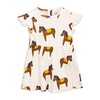 Horse Dress, Yellow - Dresses - 1 - thumbnail
