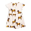 Horse Dress, Yellow - Dresses - 2
