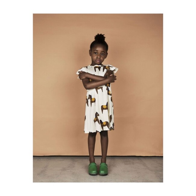Horse Dress, Yellow - Dresses - 3