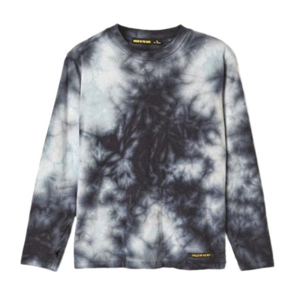 Nico Tie Dye Shirt, Grey - Shirts - 1