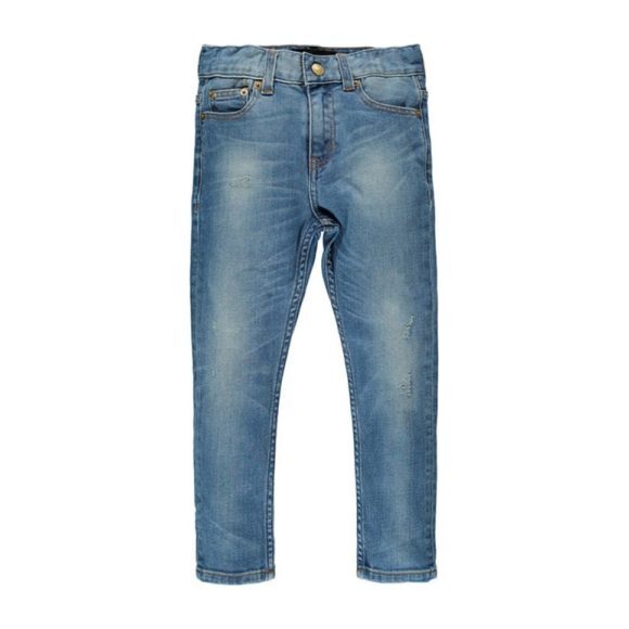 Ewan Boys Woven 5 Pocket Comfort Fit Jeans Light Dirty Blue - Finger in ...