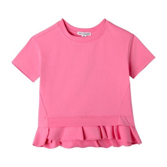 Mini Summer Short Sleeve Sweatshirt, Pink Carnation - Sweatshirts - 1
