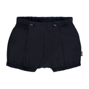 Pleated Bloomers, Navy - Bloomers - 1