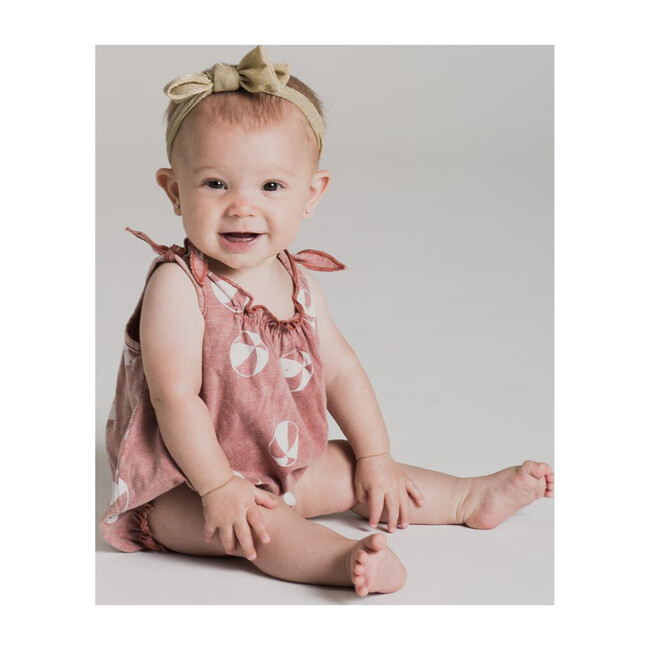 Baby Beach Ball Romper, Spice - Rompers - 2
