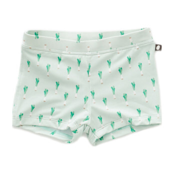 Swim Trunks, Leek Print - Swim Trunks - 1